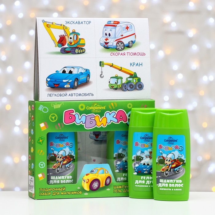Подарочный набор Compliment Baby №1090 "Бибика": шампунь, 200 мл + гель д/душа, 200 мл
Подарочный набор Compliment Baby №1090 "Бибика": шампунь, 200 мл + гель д/душа, 200 мл