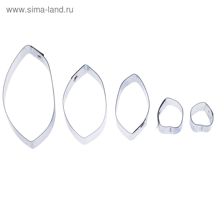 Форма для вырубки (каттер) "Тюльпан лепестки набор 5 деталей (к-0029-2)
Форма для вырубки (каттер) "Тюльпан лепестки набор 5 деталей (к-0029-2)