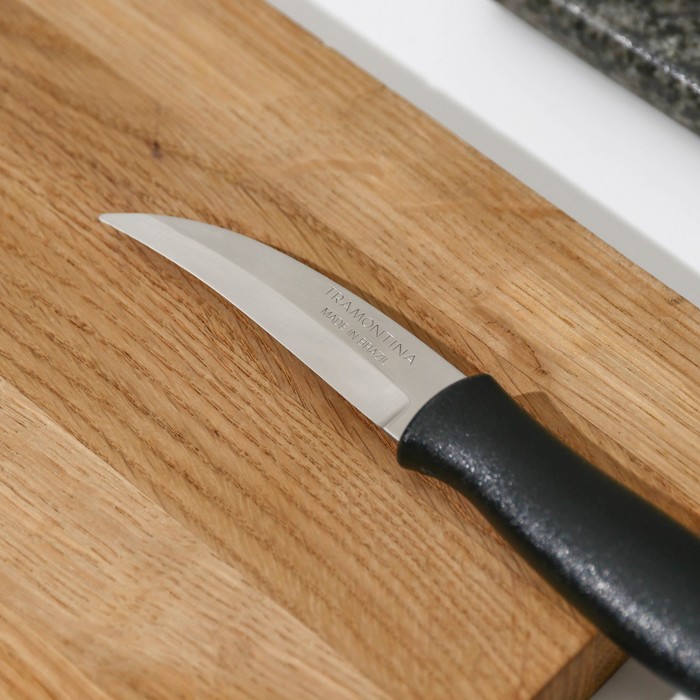 фото Нож кухонный для овощей athus, лезвие 8 см, сталь aisi 420 tramontina