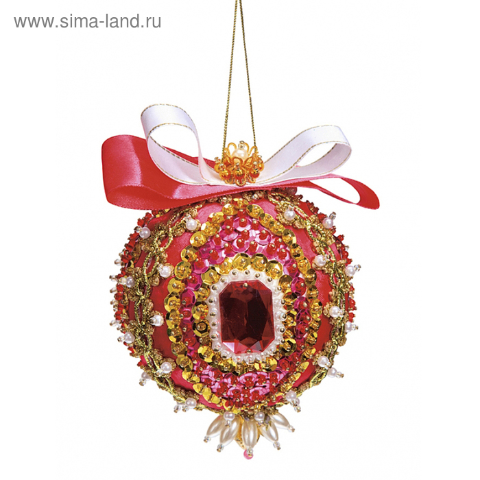 Шар новогодний из пайеток "Кардинал Ришелье"
Шар новогодний из пайеток "Кардинал Ришелье"