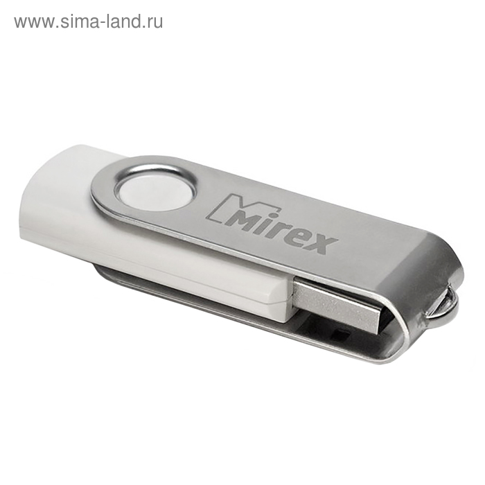 Флешка Mirex SWIVEL WHITE, 8 Гб, USB2.0, чт до 25 Мб/с, зап до 15 Мб/с, белая
Флешка Mirex SWIVEL WHITE, 8 Гб, USB2.0, чт до 25 Мб/с, зап до 15 Мб/с, белая