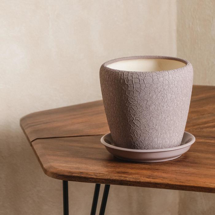 Горшок для цветов "Грация", шёлк, тёмно-бежевый, керамика, 2.5 л
Горшок для цветов "Грация", шёлк, тёмно-бежевый, керамика, 2.5 л