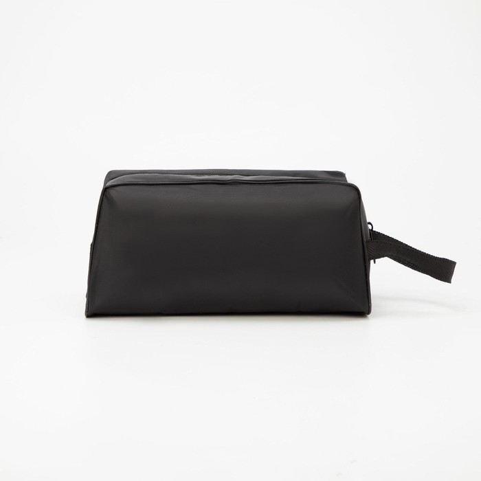фото Косметичка на молнии, цвет чёрный