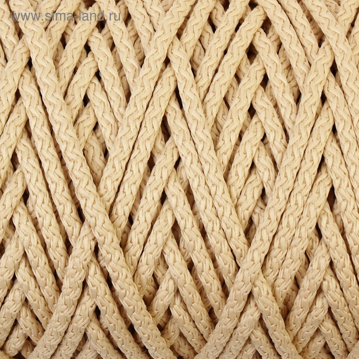 Шнур для вязания с сердечником 100% полиэфир, ширина 5 мм 100м/550гр (155 молочный)
Шнур для вязания с сердечником 100% полиэфир, ширина 5 мм 100м/550гр (155 молочный)