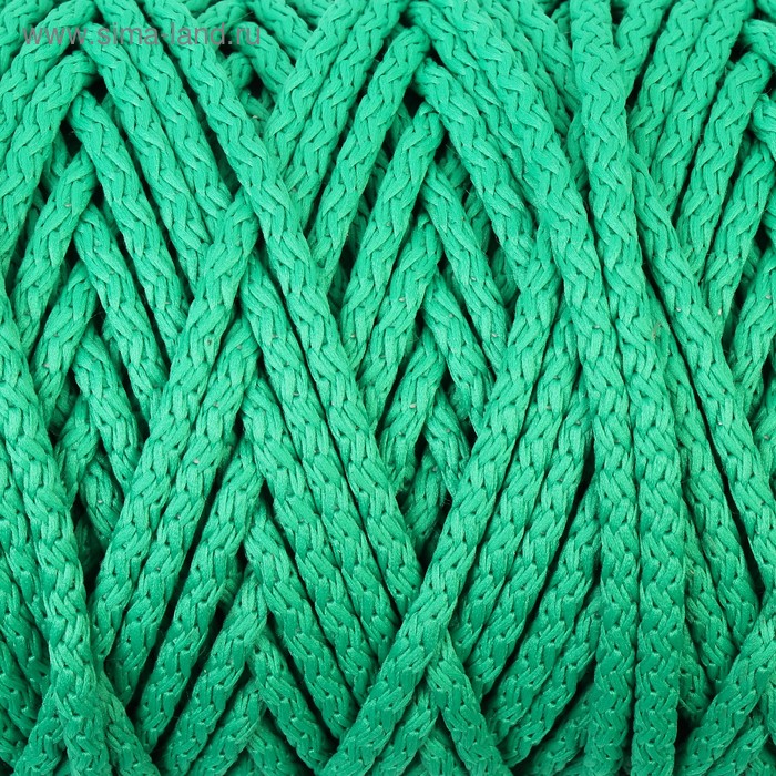 Шнур для вязания с сердечником 100% полиэфир, ширина 5 мм 100м/550гр (122 зеленый) 
Шнур для вязания с сердечником 100% полиэфир, ширина 5 мм 100м/550гр (122 зеленый)
