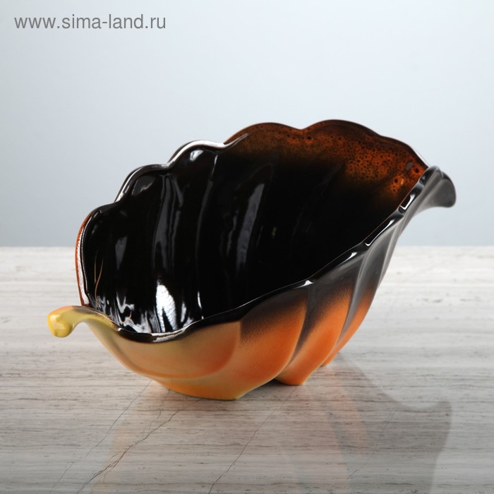 Конфетница "Лист", керамика, 21х35х14 см, микс
Конфетница "Лист", керамика, 21х35х14 см, микс