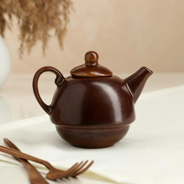 Чайник заварочный, коричневый, матовый, 0.25л
Чайник заварочный, коричневый, матовый, 0.25л