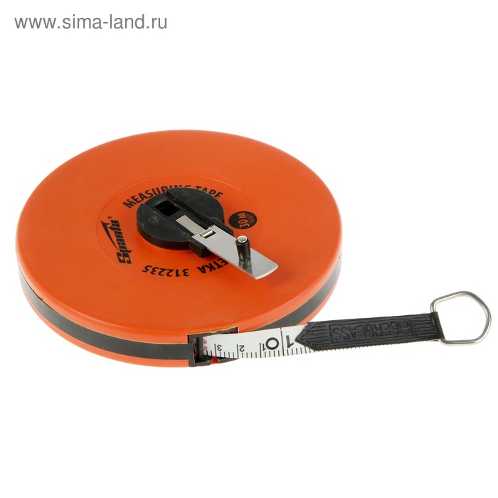 Рулетка геодезическая SPARTA, 30 м х 12,5 мм, лента ПВХ, закрытый круглый корпус
Рулетка геодезическая SPARTA, 30 м х 12,5 мм, лента ПВХ, закрытый круглый корпус