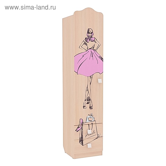 Шкаф комбинированный "Амели" с ящиком 400х420х1905 дуб млечный
Шкаф комбинированный "Амели" с ящиком 400х420х1905 дуб млечный