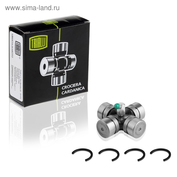 Крестовина передняя для автомобилей Land Cruiser 100 (98-) (29,01x47,3х77,2) 04371-60100, TRIALLI CC 551
Крестовина передняя для автомобилей Land Cruiser 100 (98-) (29,01x47,3х77,2) 04371-60100, TRIALLI CC 551