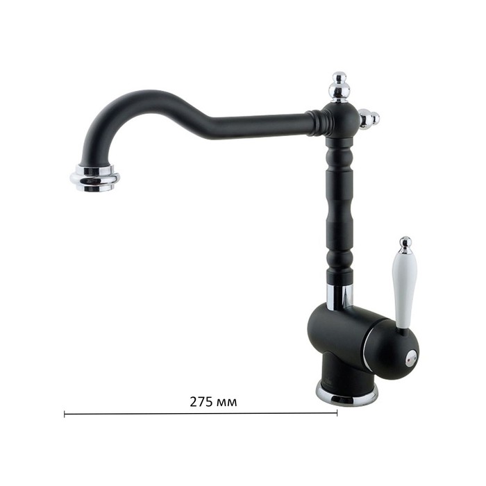 Смеситель для кухни Timo Morea 2406F, чёрный
Смеситель для кухни Timo Morea 2406F, чёрный