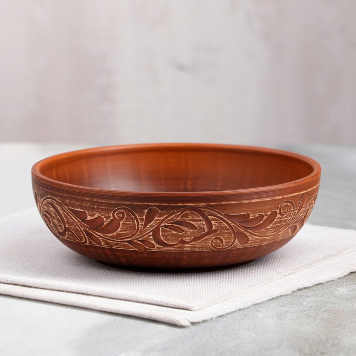 Салатник "Борщ", ангоб, красная глина, 0.6 л
Салатник "Борщ", ангоб, красная глина, 0.6 л