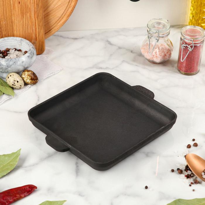 Сковорода чугунная квадратная порционная "ХОРЕКА", 180 х 180 х 25 мм, ТМ BRIZOLL
Сковорода чугунная квадратная порционная "ХОРЕКА", 180 х 180 х 25 мм, ТМ BRIZOLL