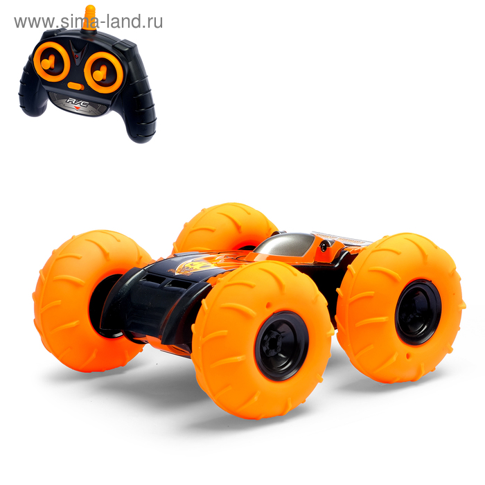 Машина радиоуправляемая «Перевёртыш», с аккумулятором, пневматические колеса, МИКС 
Машина радиоуправляемая «Перевёртыш», с аккумулятором, пневматические колеса, МИКС