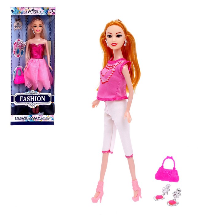 Кукла-модель «Жанна» с аксессуарами, МИКС 
Кукла-модель «Жанна» с аксессуарами, МИКС