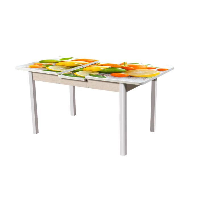 фото Стол "люкс" раздвижной, 1200(1520)х800 мм, стекло, автоматический подъем, 64703104 риал