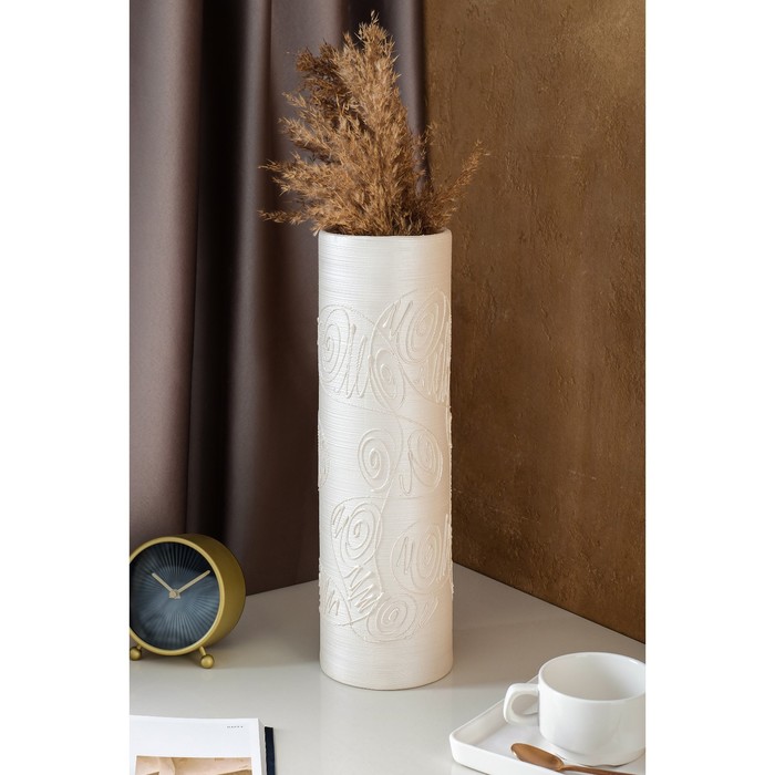 Ваза керамическая "Максимус", настольная, перламутр, 40 см
Ваза керамическая "Максимус", настольная, перламутр, 40 см