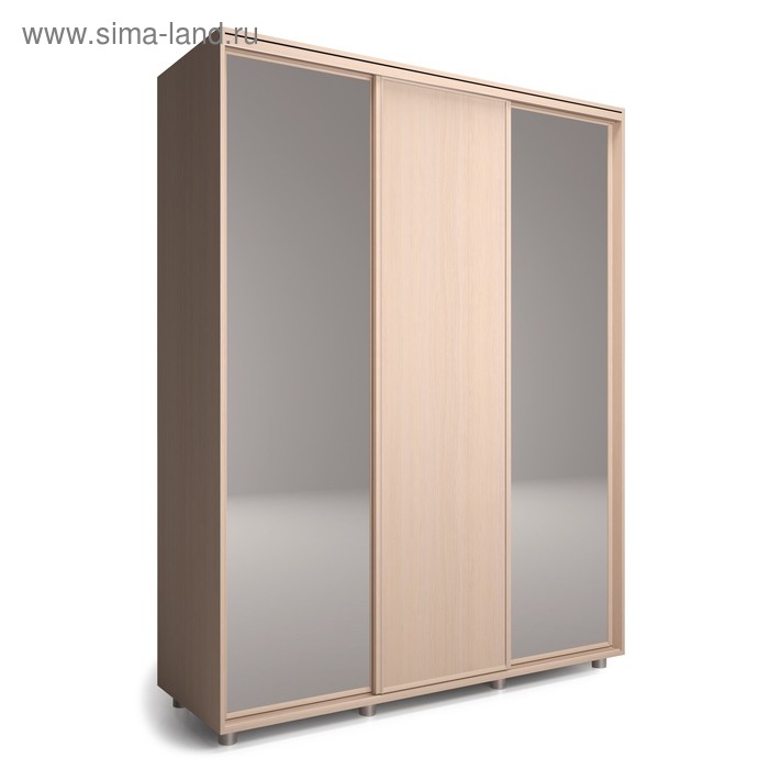 Шкаф-купе Удачный 2 зеркала 1770х600х2300 Венге Светлый
Шкаф-купе Удачный 2 зеркала 1770х600х2300 Венге Светлый