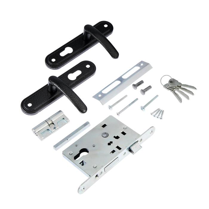 фото Замок врезной димитровград "зенит" зв4-3.08, м/о, с ручкой зенит химмаш