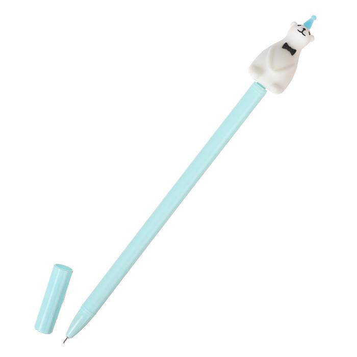 Ручка гелевая-прикол "Мишка вращающийся", корпус голубой
Ручка гелевая-прикол "Мишка вращающийся", корпус голубой