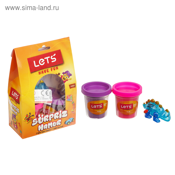 Тесто для лепки 2 цвета по 75 гр, заводная игрушка МИКС, цвета МИКС
Тесто для лепки 2 цвета по 75 гр, заводная игрушка МИКС, цвета МИКС