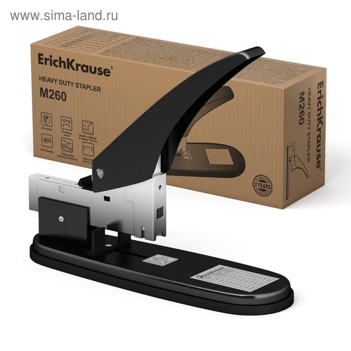 Степлер мощный ErichKrause, скобы: №24/6, 23/6, 23/8, 23/10, 23/13, 23/15, 23/17, 23/20, 23/23, до 210 листов, вмещает до 100 скоб, глубина закладки б
Степлер мощный ErichKrause, скобы: №24/6, 23/6, 23/8, 23/10, 23/13, 23/15, 23/17, 23/20, 23/23, до 210 листов, вмещает до 100 скоб, глубина закладки б