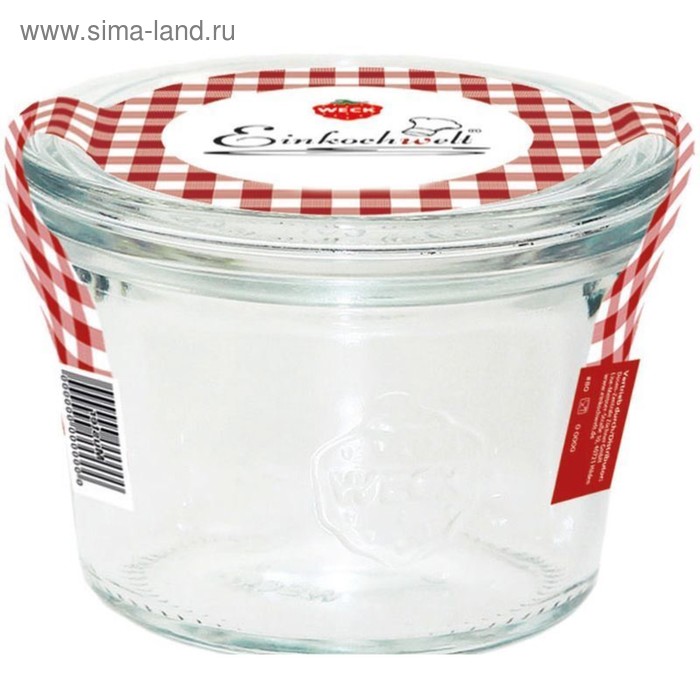 Банка Weck, с крышкой, объём 80 мл
Банка Weck, с крышкой, объём 80 мл