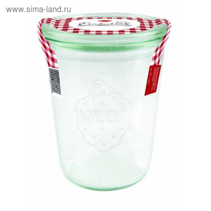 Банка Weck, с крышкой, объём 850 мл
Банка Weck, с крышкой, объём 850 мл
