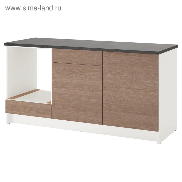 Напольный шкаф с дверцами и ящиком КНОКСХУЛЬТ, под дерево, серый
Напольный шкаф с дверцами и ящиком КНОКСХУЛЬТ, под дерево, серый