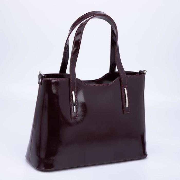 Сумка-тоут на молнии, цвет бордовый
Сумка-тоут на молнии, цвет бордовый