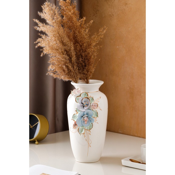 Ваза керамическая "Елена", настольная, белая, цветная лепка, 29 см, авторская работа
Ваза керамическая "Елена", настольная, белая, цветная лепка, 29 см, авторская работа