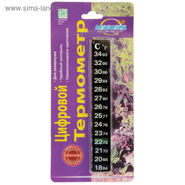 Термометр цифровой KW AQUADINE DIGITAL THERMOMETER
Термометр цифровой KW AQUADINE DIGITAL THERMOMETER