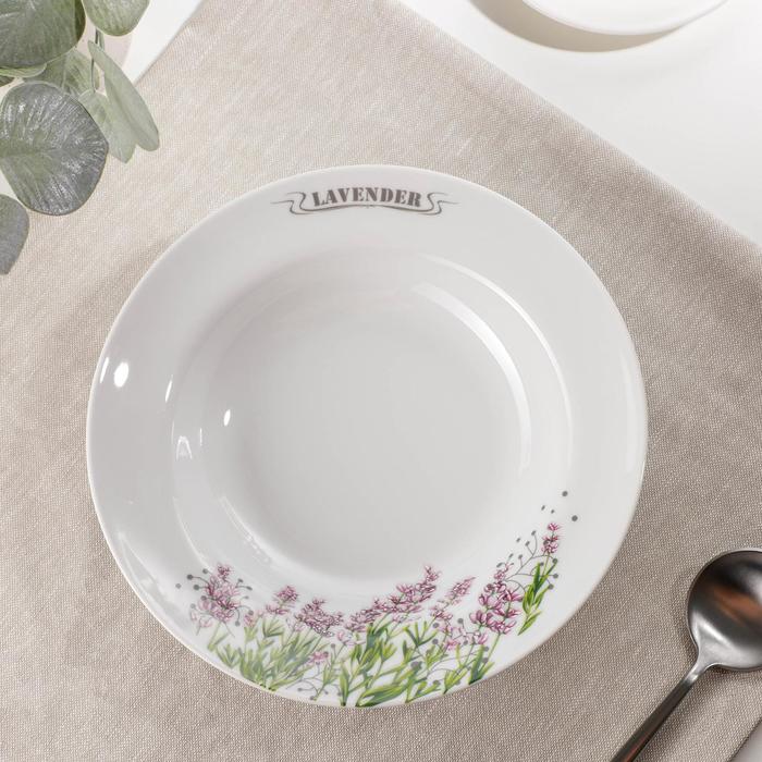Тарелка глубокая «Идиллия. Лаванда», 500 мл, d=24 см
Тарелка глубокая «Идиллия. Лаванда», 500 мл, d=24 см