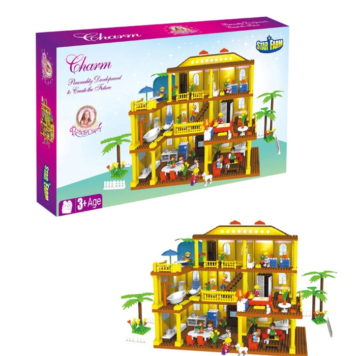 Конструктор для девочек «Вилла», 1000 деталей
Конструктор для девочек «Вилла», 1000 деталей