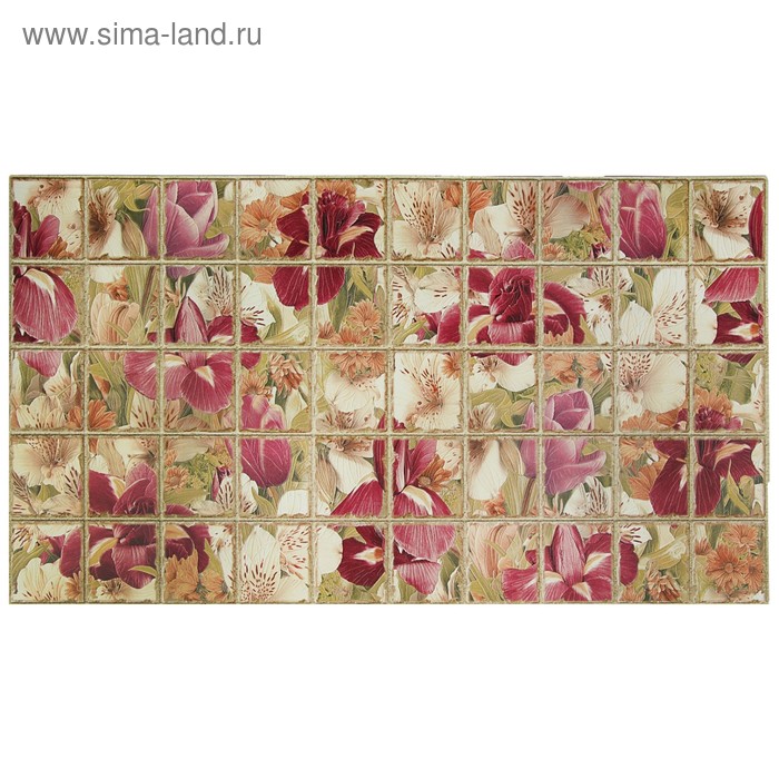Панель ПВХ Плитка Бордовые ирисы 964х484 мм, шт
Панель ПВХ Плитка Бордовые ирисы 964х484 мм, шт