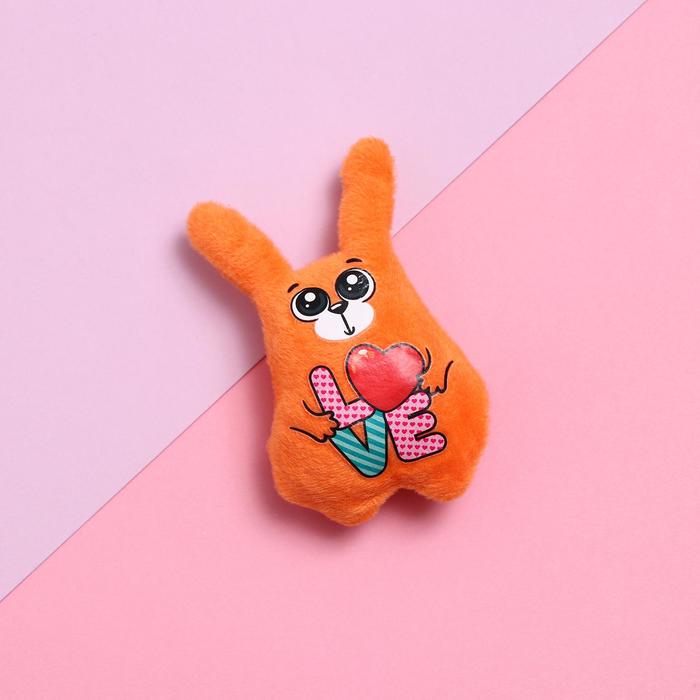 Магнит Love, зая, 9 см. 
Магнит Love, зая, 9 см.