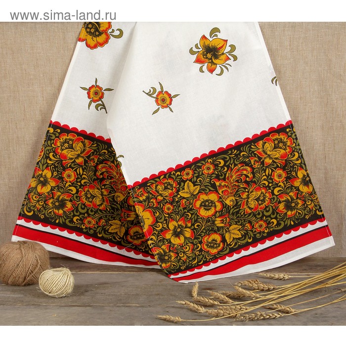 Рушник льняной «Хохлома» 150 х 36
Рушник льняной «Хохлома» 150 х 36