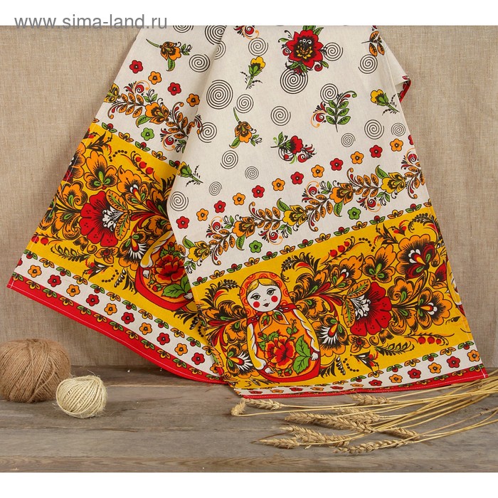 Рушник льняной «Матрёшка», 150 х 36
Рушник льняной «Матрёшка», 150 х 36