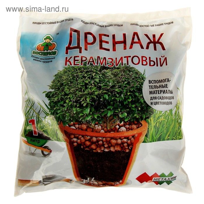 Дренаж керамзитовый фр 10-20, 1 л
Дренаж керамзитовый фр 10-20, 1 л