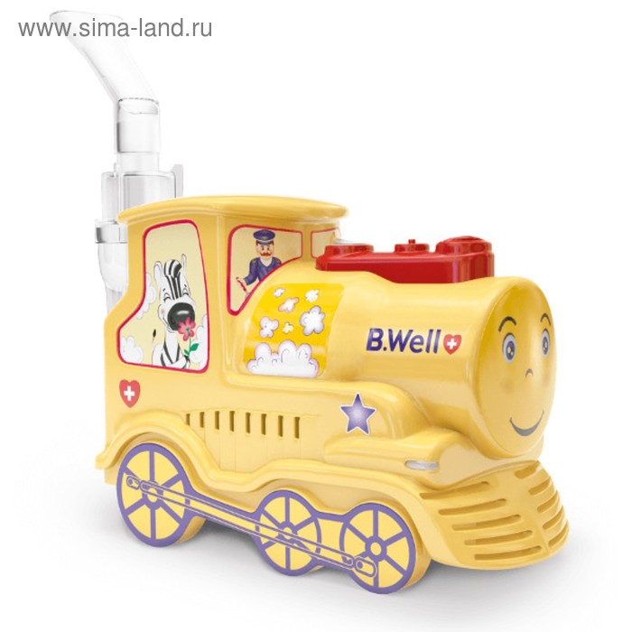 Ингалятор (небулайзер) B.Well PRO-115 "Паровозик", компрессорный, 8 мл, 54 дБ, жёлтый
Ингалятор (небулайзер) B.Well PRO-115 "Паровозик", компрессорный, 8 мл, 54 дБ, жёлтый