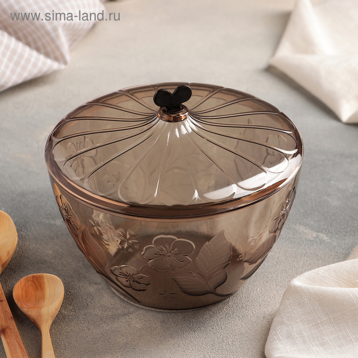 Салатник с крышкой Альтернатива «Кокетка», 1,5 л
Салатник с крышкой Альтернатива «Кокетка», 1,5 л