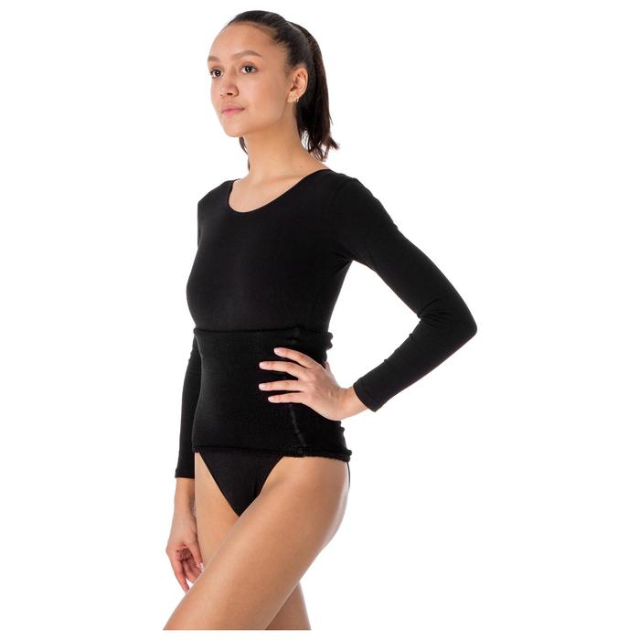 Пояс согревающий 38-42см, цвет чёрный
Пояс согревающий 38-42см, цвет чёрный