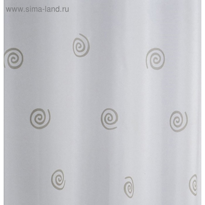 фото Штора для ванной комнаты univers, цвет белый 180х200 см ridder