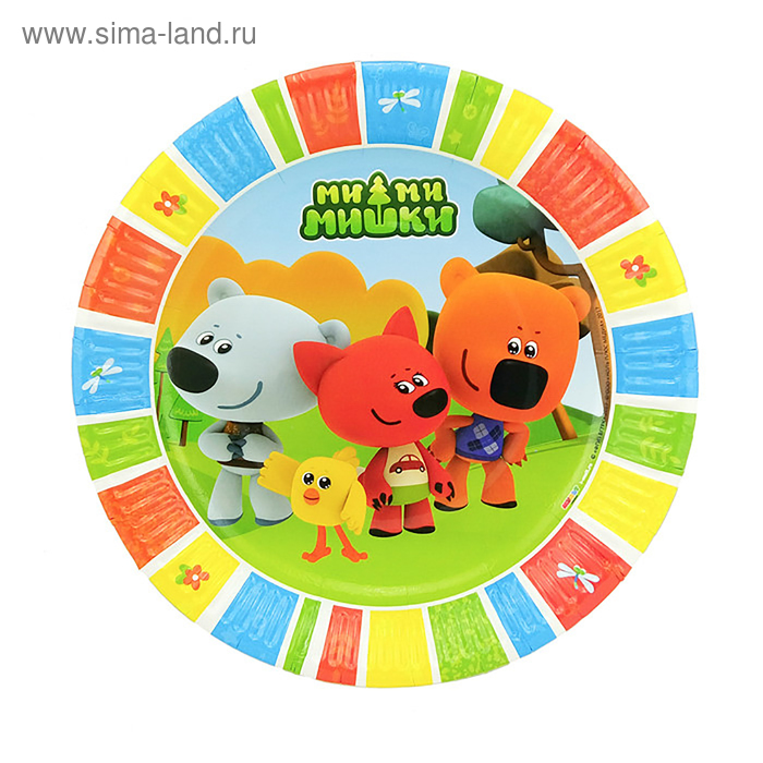 Тарелки «Ми-Ми-Мишки», 6 шт., 23 см
Тарелки «Ми-Ми-Мишки», 6 шт., 23 см