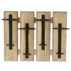 Подставка винная настенная, на 4 бутылки
Подставка винная настенная, на 4 бутылки