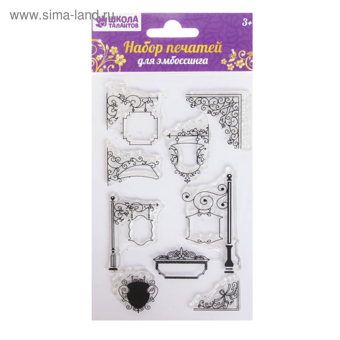 Набор печатей для эмбоссинга №30
Набор печатей для эмбоссинга №30