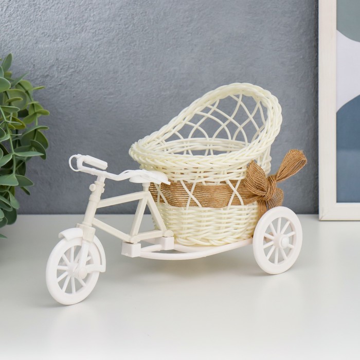 Корзина декоративная "Эко-лайф" велосипед 13,5х24,5х12 см 
Корзина декоративная "Эко-лайф" велосипед 13,5х24,5х12 см