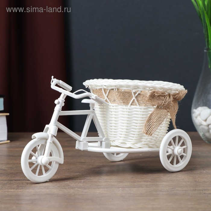 Корзина декоративная "Эко-лайф" велосипед с корзиной 10х21х12 см
Корзина декоративная "Эко-лайф" велосипед с корзиной 10х21х12 см