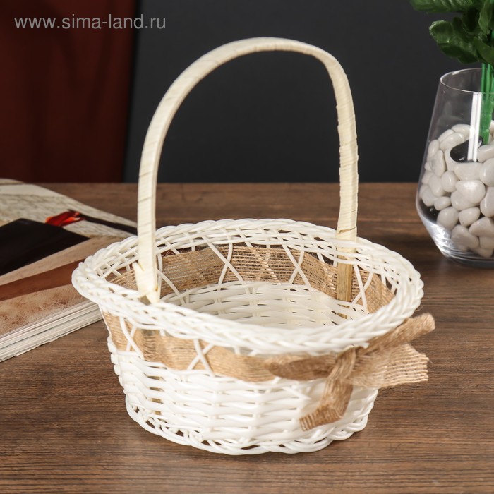 Корзина декоративная "Эко-лайф средняя" 19х16х16 см
Корзина декоративная "Эко-лайф средняя" 19х16х16 см