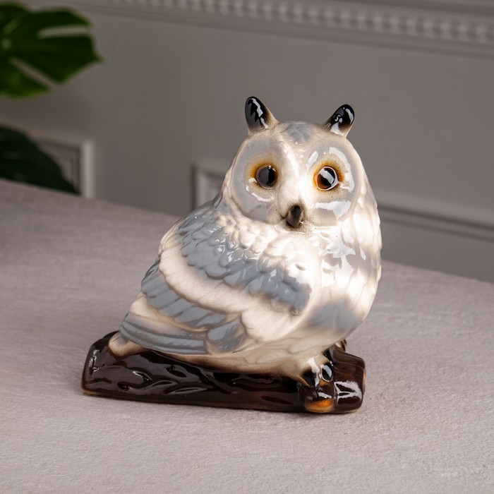 Копилка "Сова на ветке", серый цвет, 17 см,
Копилка "Сова на ветке", серый цвет, 17 см,